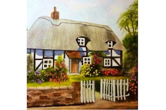 Virtual Watercolor Landscapes: Shakespeare's Cottage